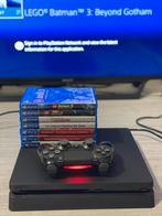 PS4 Slim + Games, Ophalen, Zo goed als nieuw, Slim