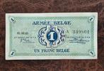 1 Frank  1946  Belgisch Leger, Postzegels en Munten, Bankbiljetten | België, Ophalen of Verzenden, Los biljet