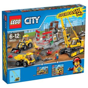 Lego City 66521 Demolition Super Pack (2014) beschikbaar voor biedingen