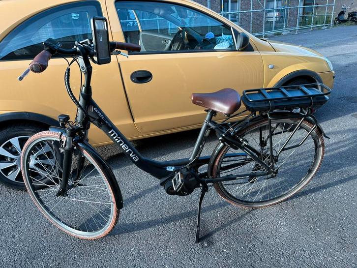 Elektrische fiets minerva middenmotor, Fietsen en Brommers, Fietsen | Bakfietsen, Zo goed als nieuw, Overige merken, Elektrisch