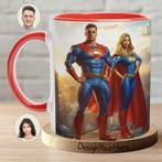 Mug personnalisé couple Superman & Supergirl, Envoi, Neuf, Céramique, Tasse(s) et/ou soucoupe(s)