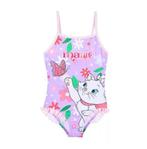 Marie Cat Badpak - Flower Lila - Maat 98 - 104 - 110 - 116, Kinderen en Baby's, Kinderkleding | Kinder-zwemkleding, Disney, Meisje