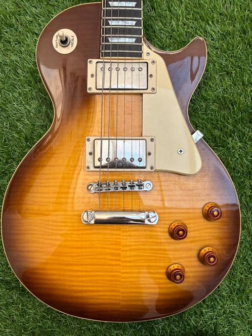 Epiphone les Paul plus top pro honeyburst + gigbag, Muziek en Instrumenten, Snaarinstrumenten | Gitaren | Elektrisch, Zo goed als nieuw