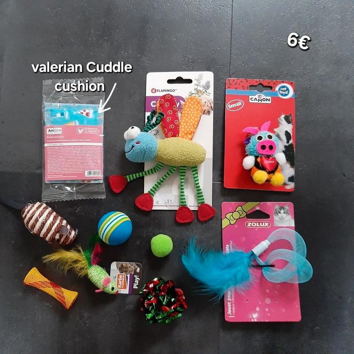 Kattenspeelgoed set nr 1, Dieren en Toebehoren, Kattenspeelgoed, Nieuw, Ophalen of Verzenden