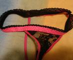 String rose noir taille S, Vêtements | Femmes, Sous-vêtements & Lingerie, Enlèvement ou Envoi, Noir, String