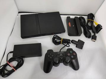 PS2 Slim Console + Dualshock 2 Controller + enkele PS2 games beschikbaar voor biedingen