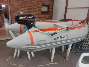 Zodiac Lode star+mercure 2.5cv+moteur électrique batterie  beschikbaar voor biedingen
