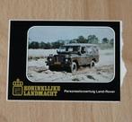 Sticker, Land Rover, Koninklijke Landmacht, jaren'80.(Nr.1), Collections, Objets militaires | Général, Autres types, Armée de terre