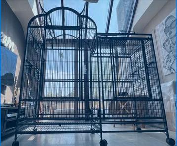 Cage pour perroquets, Animaux & Accessoires, Enlèvement, Comme neuf, Métal, Cage à oiseaux
