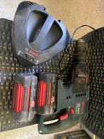 Bosch klopboormachine met 2 batterijen en lader, Doe-het-zelf en Bouw, Gereedschap | Boormachines, Ophalen, Gebruikt, Boor- en/of Breekhamer