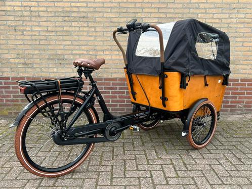 Vogue carry 3 elektrische bakfiets hele mooie 465 km!, Fietsen en Brommers, Fietsen | Bakfietsen, Zo goed als nieuw, Ophalen