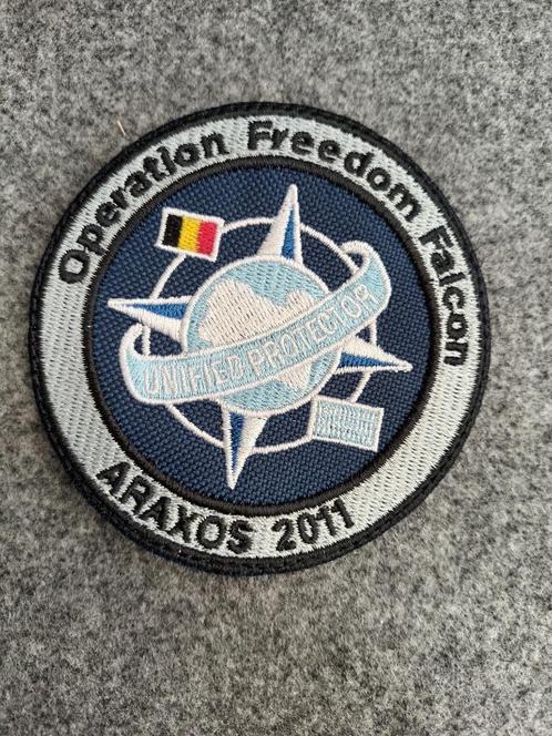 luchtmacht patch F-16 araxos 2011 BAF FAE force aérienne, Verzamelen, Luchtvaart en Vliegtuigspotten, Zo goed als nieuw, Patch, Badge of Embleem