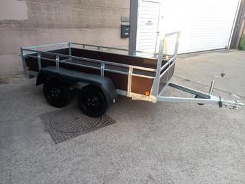 nieuwe aanhangwagen met coc attest en gratis neuswiel beschikbaar voor biedingen