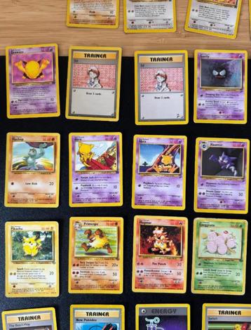 Vintage Pokémon kaarten beschikbaar voor biedingen