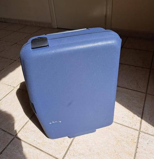 Valise Samsonite Rigide Bleue, Handtassen en Accessoires, Koffers, Gebruikt, Hard kunststof, 50 tot 60 cm, 35 tot 45 cm, Uitschuifbare handgreep