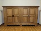 Ruime robuuste houten bureaukast, Huis en Inrichting, Kasten | Dressoirs, Ophalen, Met plank(en), Gebruikt, Eikenhout