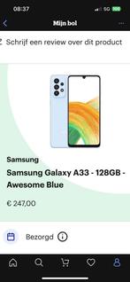 Samsung a33 galaxy, Telecommunicatie, Mobiele telefoons | Samsung, Ophalen, Blauw, Touchscreen, Zo goed als nieuw