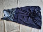 Jurkje 2026 maat 4 blauw en wit zeer goede staat. Niet-roker, Kleding | Dames, Ophalen, Blauw, Maat 42/44 (L), Knielengte