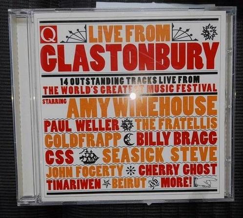 Collectors cd Live from glastonbury, Cd's en Dvd's, Cd's | Verzamelalbums, Zo goed als nieuw, Rock en Metal, Ophalen of Verzenden
