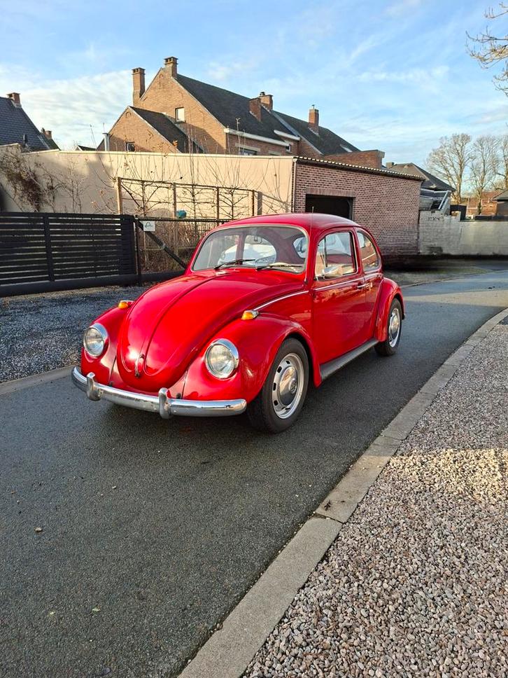 Volkswagen kever 1970, Auto's, Volkswagen, Particulier, Beetle (Kever), Benzine, Handgeschakeld, Rood, Ophalen