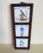 3 authentieke Holly Hobbie tegels, in houten kader, Ophalen of Verzenden, Huis en Inrichting