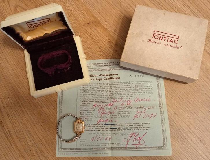 "Full Set " Pontiac horloge jaren '50 voor verzamelaars, Verzamelen, Overige Verzamelen, Gebruikt, Ophalen