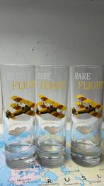 JB Scotch Whiskey Long Glass x3 Rare Flight J&B Collector, Frisdrankglas, Ophalen of Verzenden, Zo goed als nieuw