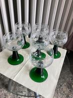 Vintage Moezel Roemer wijnglazen - set van 6, Verzamelen, Glas en Drinkglazen, Ophalen of Verzenden, Zo goed als nieuw