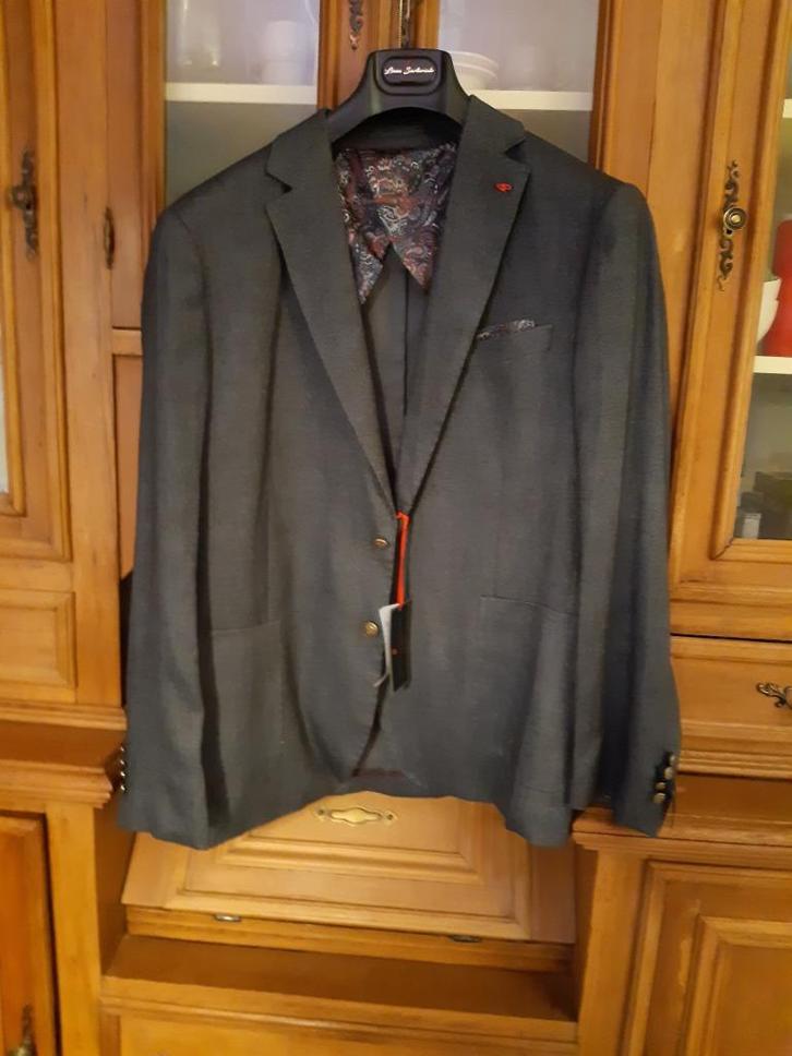 Blazer 100% CASHMERE, Kleding | Heren, Kostuums en vesten, Nieuw, Maat 56/58 (XL), Grijs, Ophalen of Verzenden