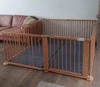 Houten grondbox 190x190 met bijhorende matrassen, Ophalen, Zo goed als nieuw