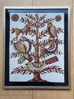 Batik Sri Lanka 31,5 x 39,5 cm, Antiek en Kunst, Kunst | Niet-Westerse kunst, Ophalen of Verzenden