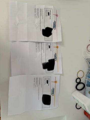 3x Sparkx cadeaubonnen t.w.v. 25€ beschikbaar voor biedingen
