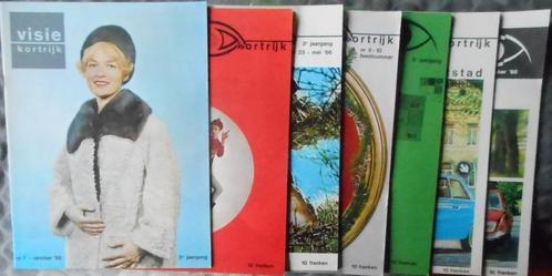 17 retro maandbladen- Visie Kortrijk, Boeken, Geschiedenis | Stad en Regio, Zo goed als nieuw, Ophalen of Verzenden