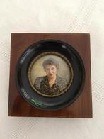 Handgeschilderd miniatuur portret, Antiek en Kunst, Ophalen of Verzenden