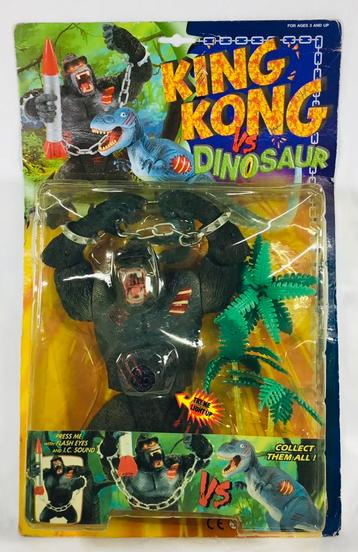 KING KONG vs DINOSAUR vintage Actiefiguur 24 cm NIEUW beschikbaar voor biedingen