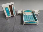 Lundby poppenhuis slaapkamerset ´50-´60, Ophalen of Verzenden, Gebruikt, Poppenhuis