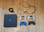 PS4 Pro 1TB + 4 Controllers, Games en Spelcomputers, Spelcomputers | Sony PlayStation 4, Ophalen, Gebruikt, 1 TB, Pro