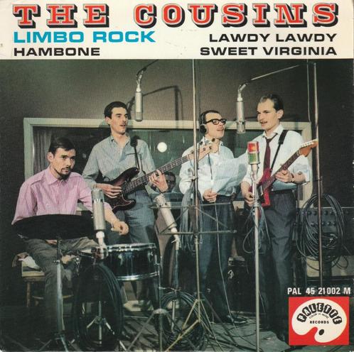 The Cousins - Limbo rock + 3 andere - %, Cd's en Dvd's, Vinyl Singles, Gebruikt, EP, Rock en Metal, 7 inch, Verzenden