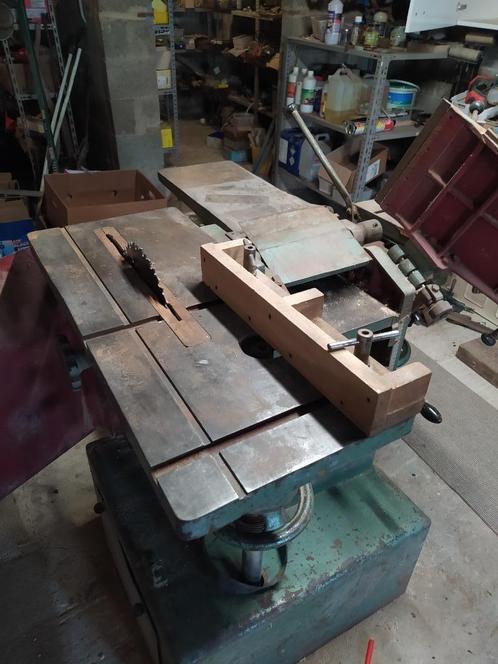 Houtcombiné ERMO - schaafbreedte 22 cm, Doe-het-zelf en Bouw, Schaafmachines, Gebruikt, Ophalen