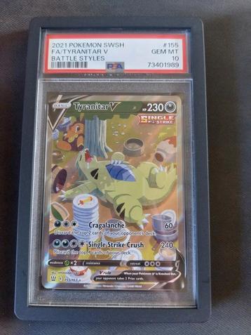 Tyranitar v psa 10, Enlèvement ou Envoi, Comme neuf