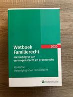 Wetboek Familierecht (m.i.v. Vermogensrecht en Procesrecht), Ophalen of Verzenden, Nieuw, Hoger Onderwijs, Wolters kluwer