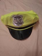 Fluo gele pet politie voor kinderen, Ophalen of Verzenden, Gebruikt