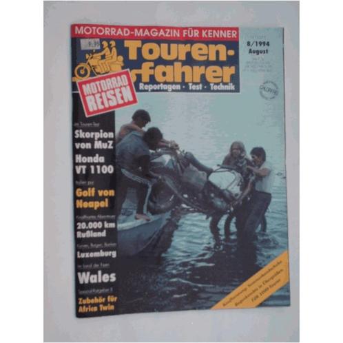 Touren-Farher Tijdschrift 1994 NR 08 #1 Duits, Livres, Autos | Brochures & Magazines, Utilisé, Enlèvement ou Envoi