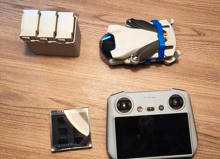 DJI Mini 3 Fly More Combo + ND Filters - ZGAN, Audio, Tv en Foto, Drones, Zo goed als nieuw, Drone met camera, Ophalen