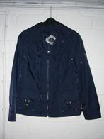 Donkerblauwe zomervest met rits , Lebek, maat 40, Taille 38/40 (M), Enlèvement ou Envoi, Comme neuf, Barbara Lebek