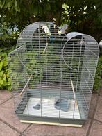 2 vogelkooien + gratis zak kanarie eten., Ophalen, Zo goed als nieuw, Overige materialen, Vogelkooi