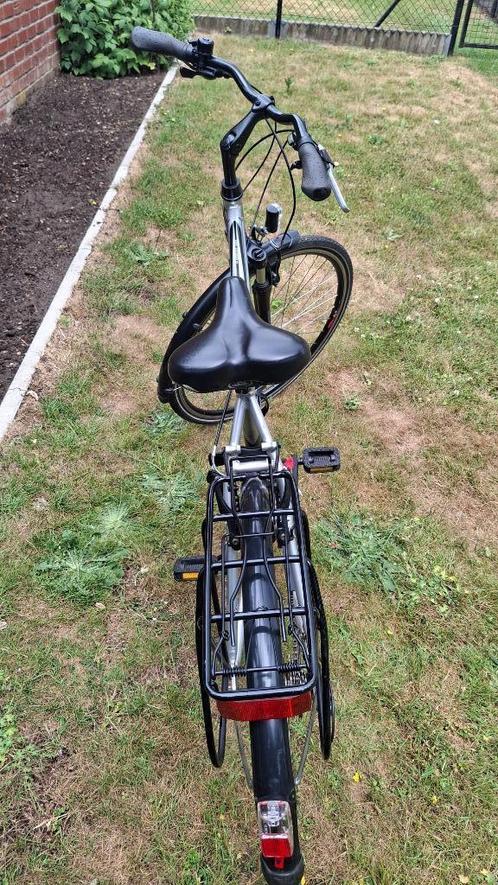 GROTE aluminium herenfiets 21v. ONDERHOUD GEHAD = in orde +, Fietsen en Brommers, Fietsen | Heren | Herenfietsen, Gebruikt, 57 tot 61 cm
