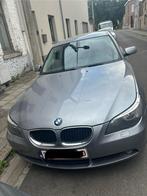 BMW 520D E60, Auto's, Achterwielaandrijving, Zwart, 4 cilinders, Leder