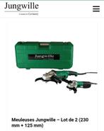 Meuleuses 230 et 125mm dans leurs coffrets, Enlèvement