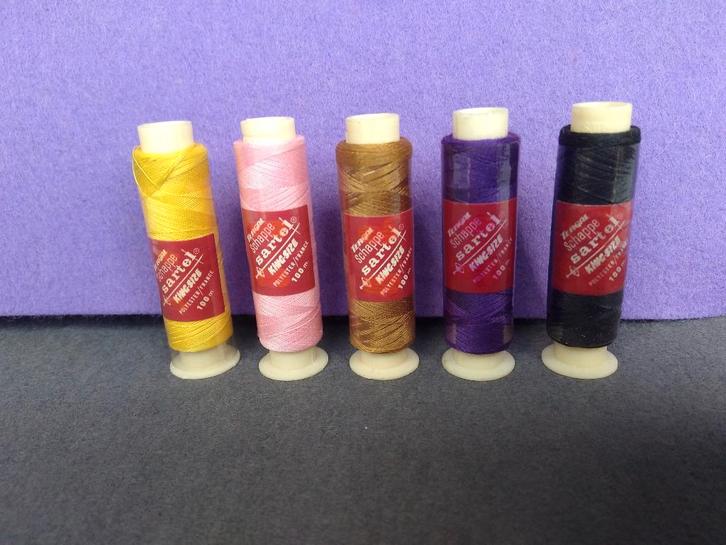 lot van 5x "Sartel Tergal King Size 100m", Hobby en Vrije tijd, Naaien en Fournituren, Nieuw, Garen of Naald(en), Ophalen of Verzenden